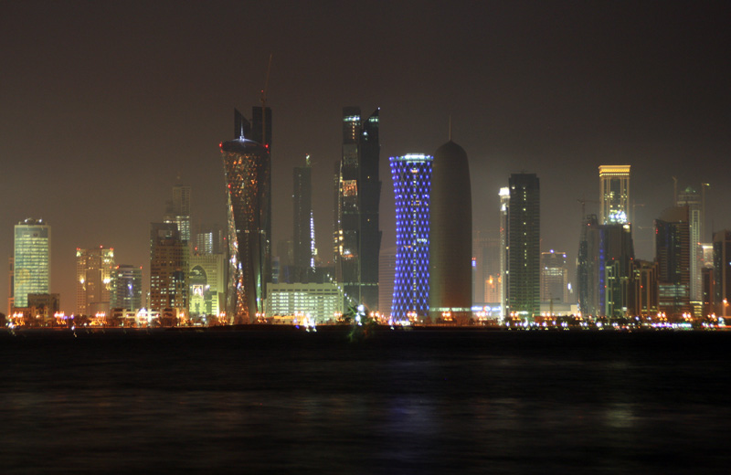 [- Rascacielos -] Corniche, دوحة Doha (قطر Qatar)