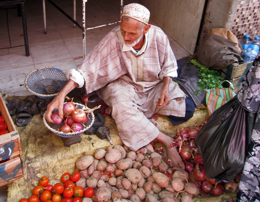 [- Cebollas y Patatas -] Toulat Ben Saleh, Marrakech مراكش (Marruecos)