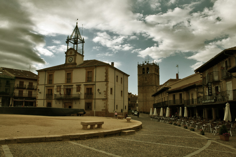 Plaza Mayor, Riaza, Segovia (España)